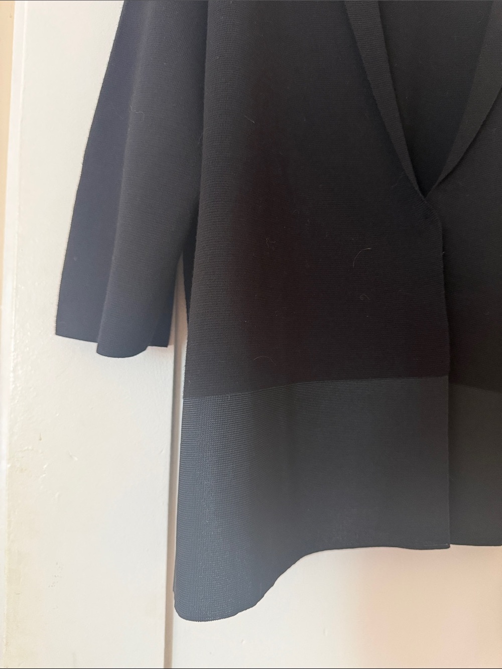 COS Black Open-Front Blazer Jacket - Picture 3 of 6